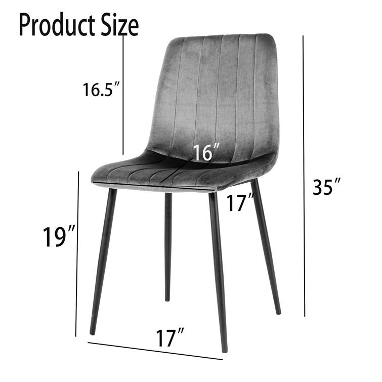 Mercer41 Blue Dining Chair Set Of 4 Wayfair Canada